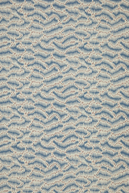 Daphne's Feathers Wallpaper - Indigo