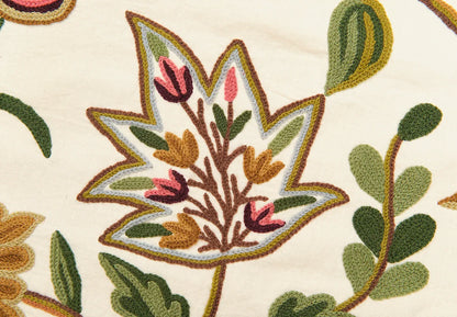 Debonnaire - Burgundy / Green on Cream