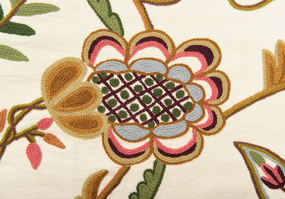 Debonnaire - Burgundy / Green on Cream