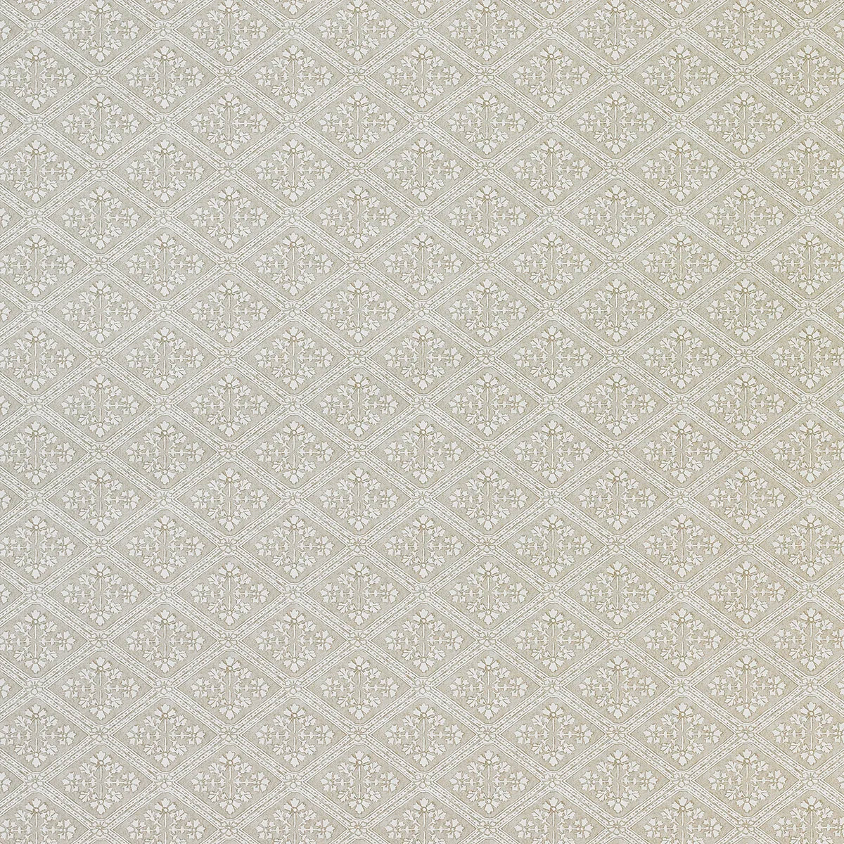 Diamond Trellis Wallpaper - Lichen