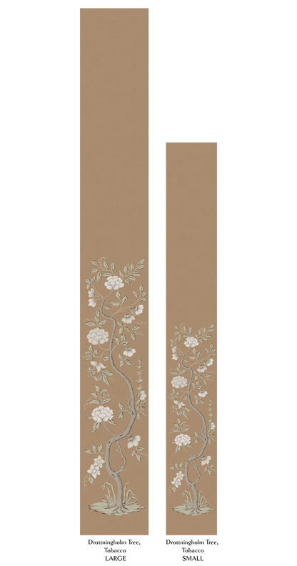 Drottningholm Tree Wallpaper - Tobacco Large