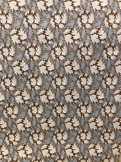 Feuilles - Bleu Brun