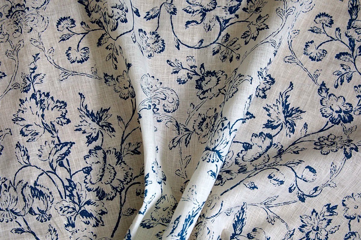 Enid's Ramble Voile - Indigo