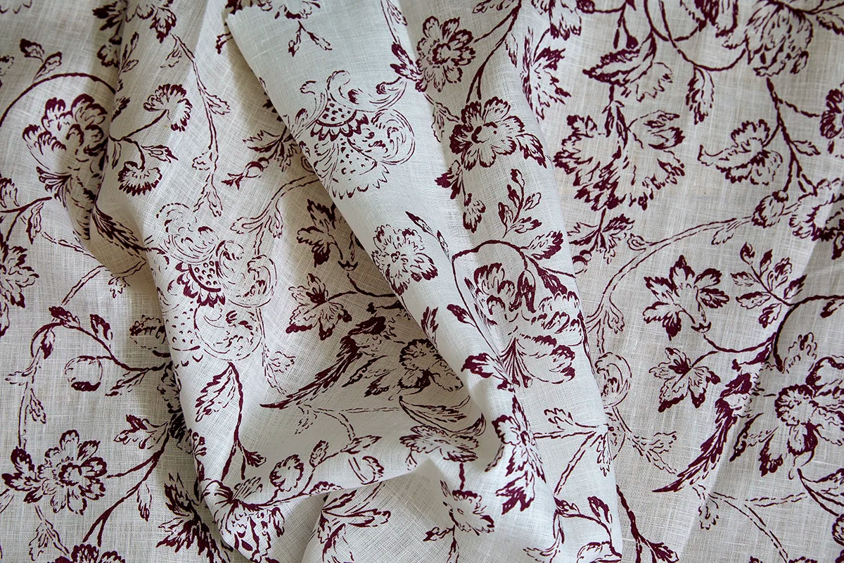 Enid's Ramble Voile - Plum