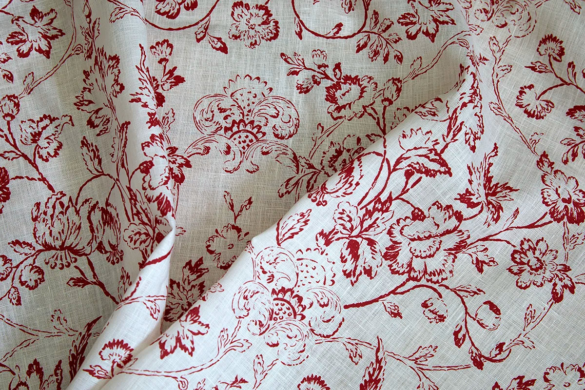 Enid's Ramble Voile - Ruby