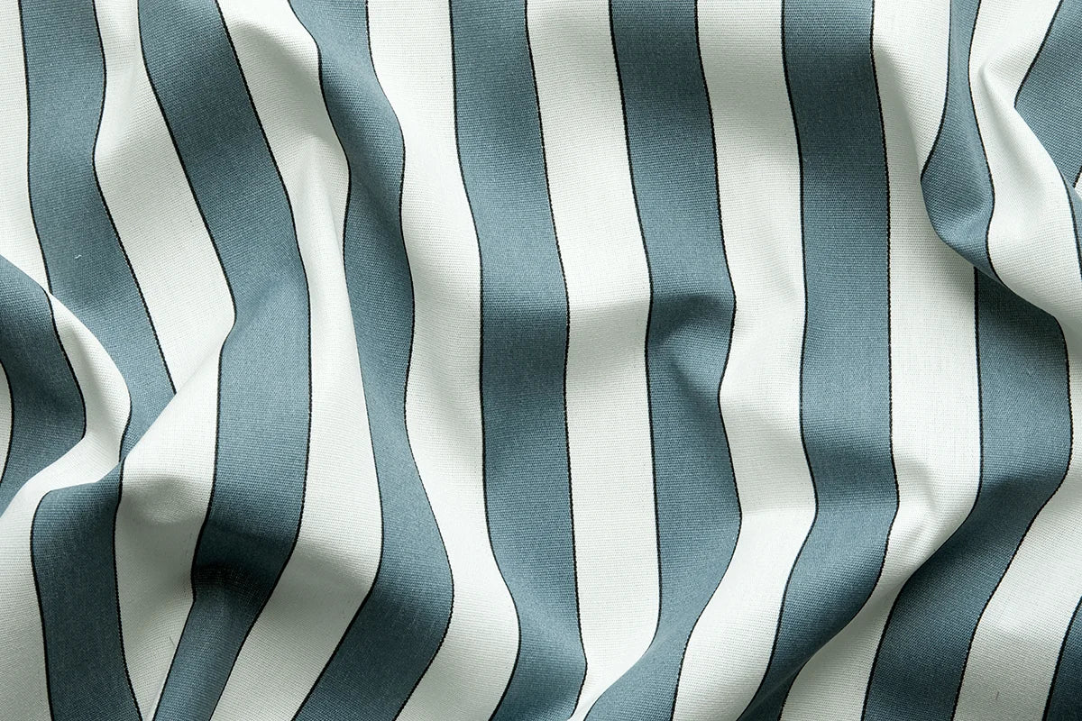 Plain Stripe Outdoor - Sea Blue