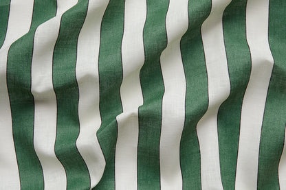 Plain Stripe Voile - Emerald
