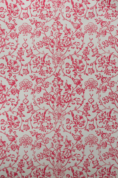 Enids Ramble Wallpaper - Coral