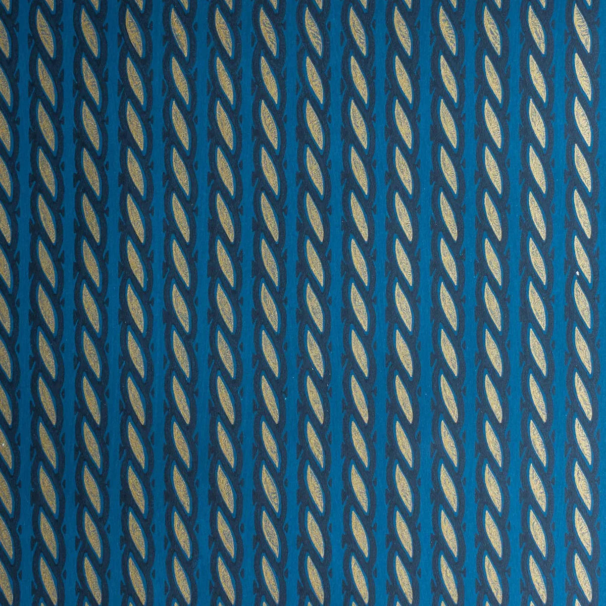 Gilded Rope Wallpaper - Teal