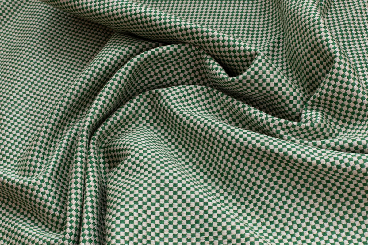 Chequerboard Stitch - Emerald