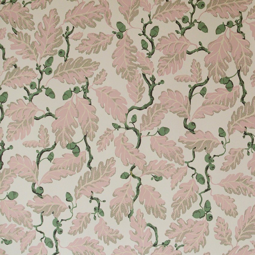 Mill Oak Wallpaper - Calamine