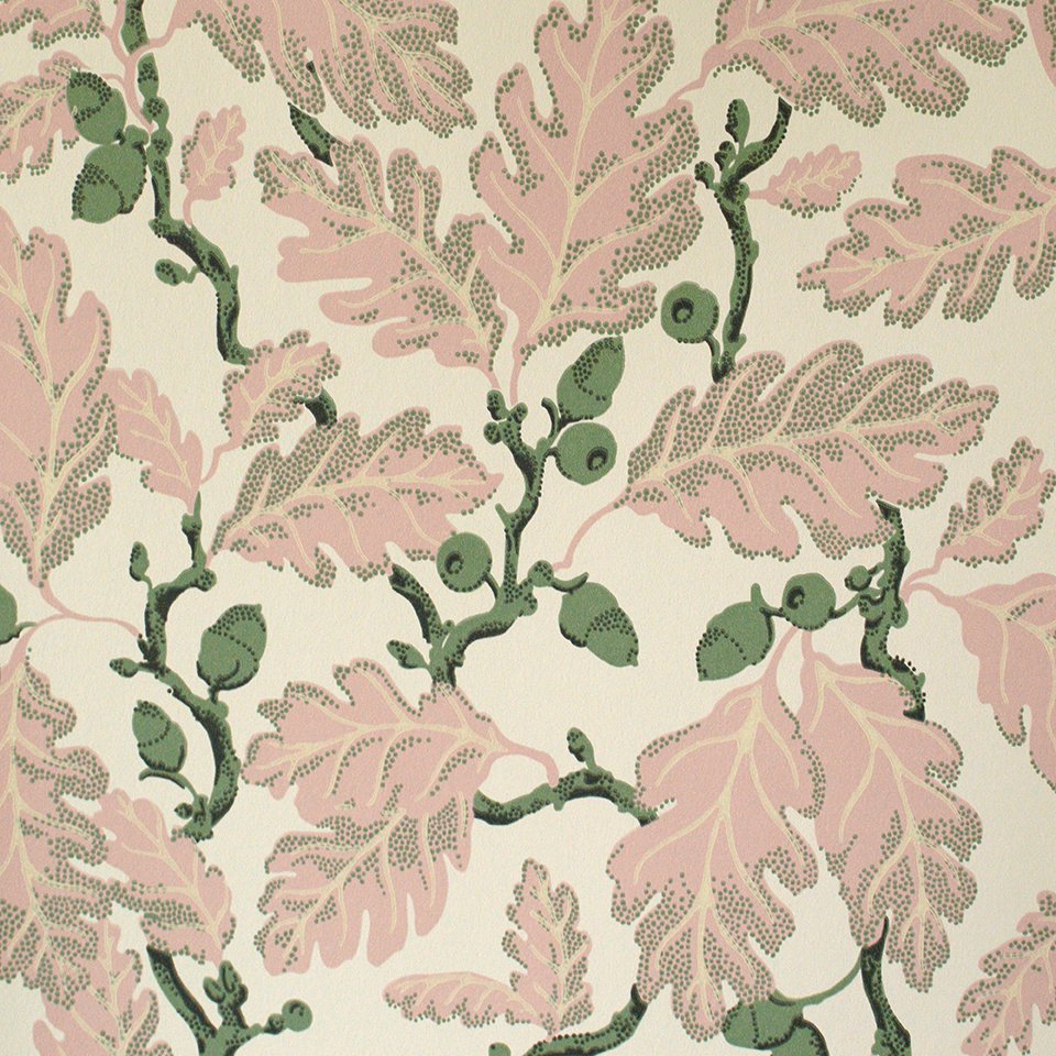 Mill Oak Wallpaper - Calamine