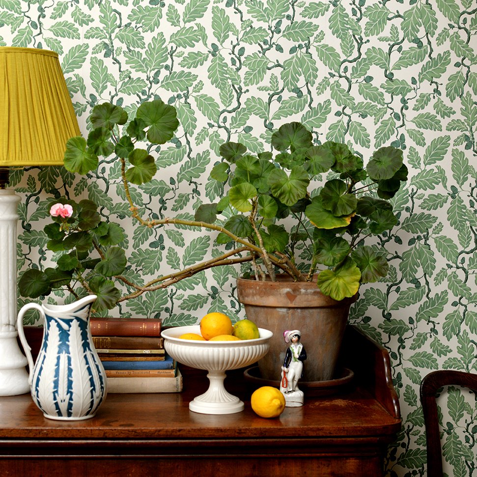 Mill Oak Wallpaper - Viridis