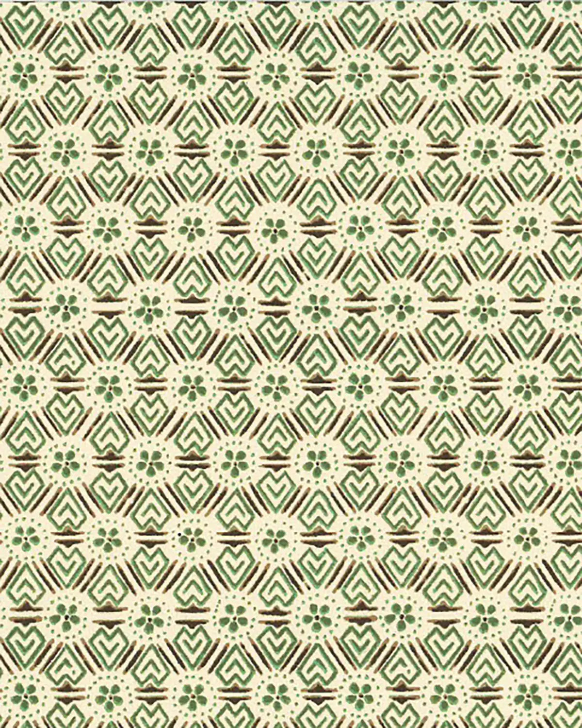 Willoughby Wallpaper - Chocolate Limes