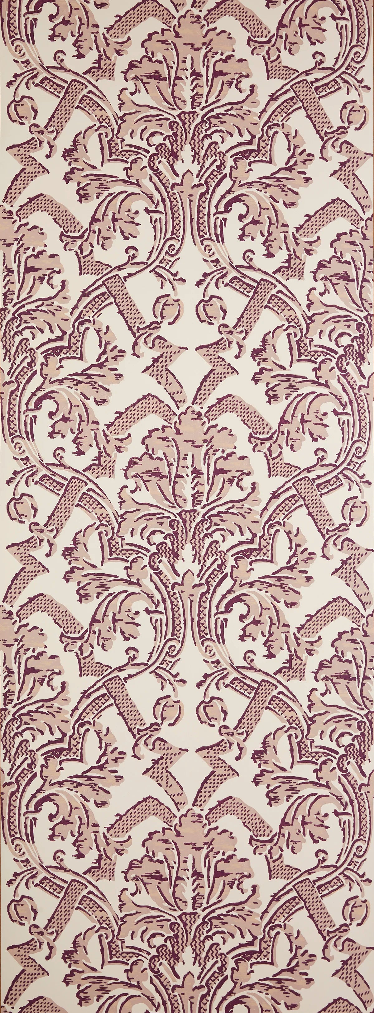 Stockton Wallpaper - Tudor Rose