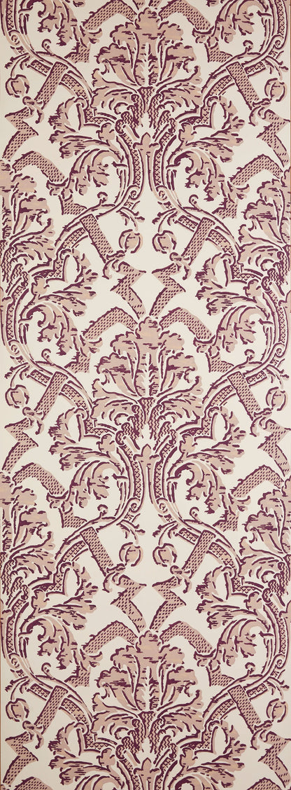 Stockton Wallpaper - Tudor Rose