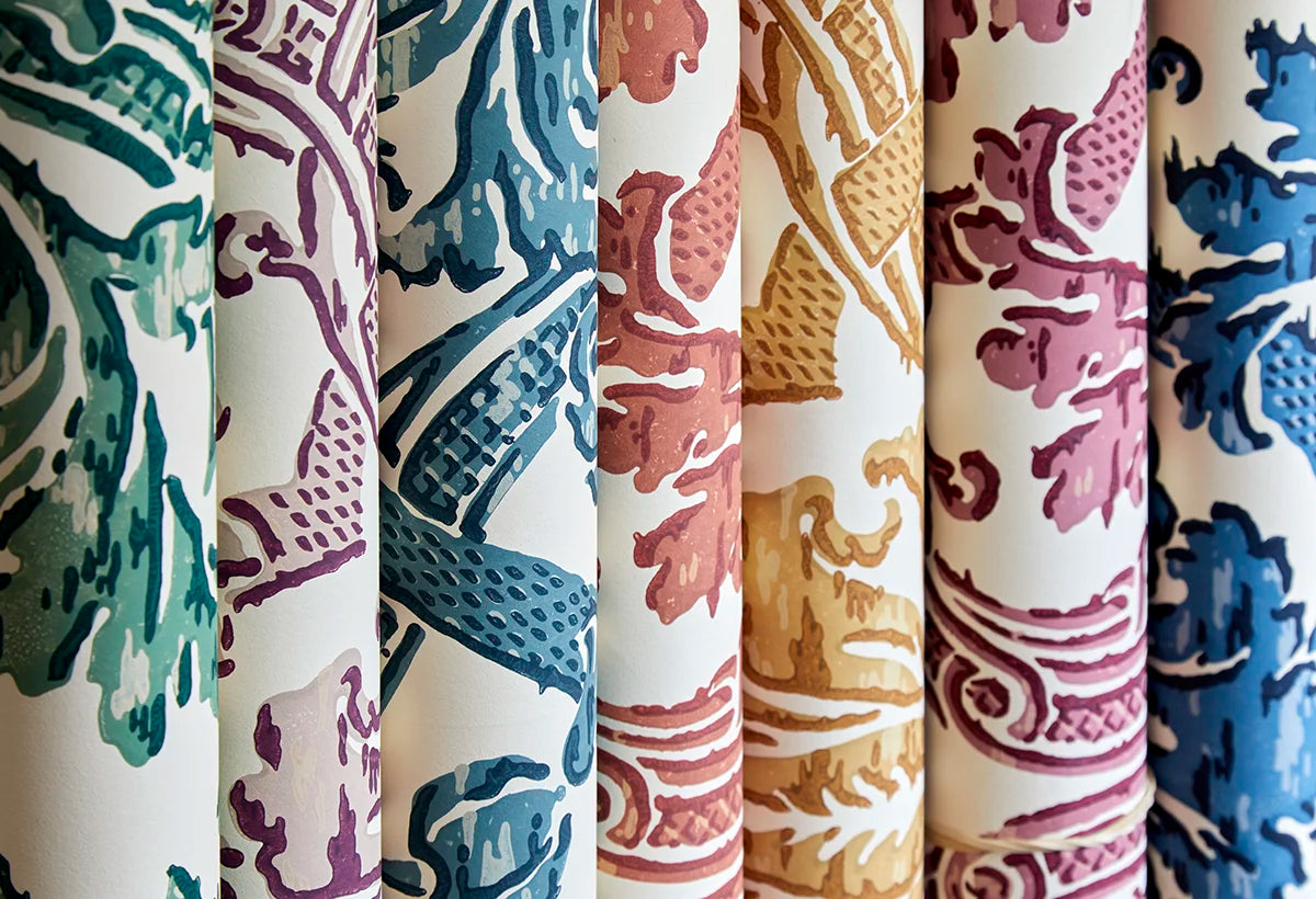Stockton Wallpaper - Tudor Rose