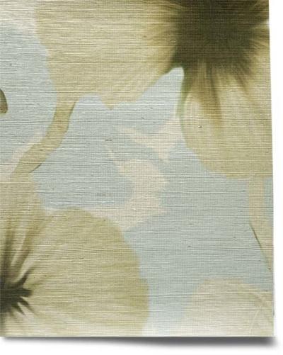 Floratique - Orchid (Pale Blue/ Beige)