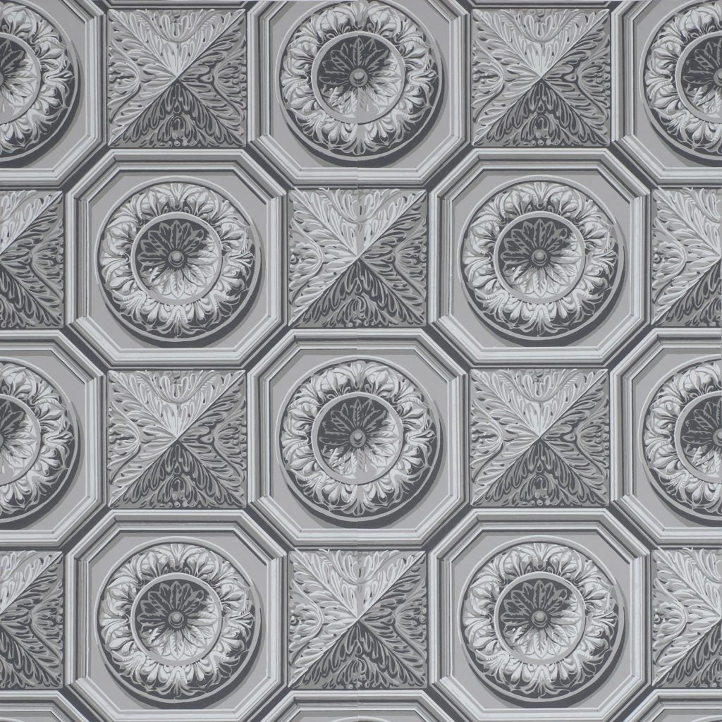 French Coffered - A Grey