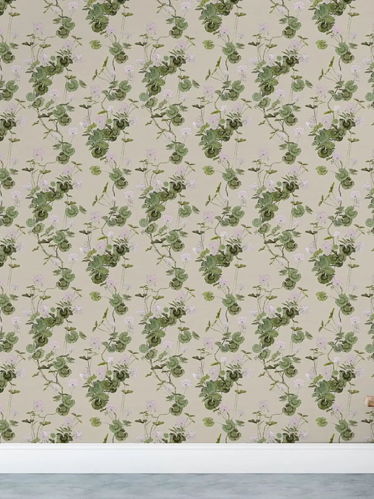 Geranium Grasscloth Wallpaper - Tonic