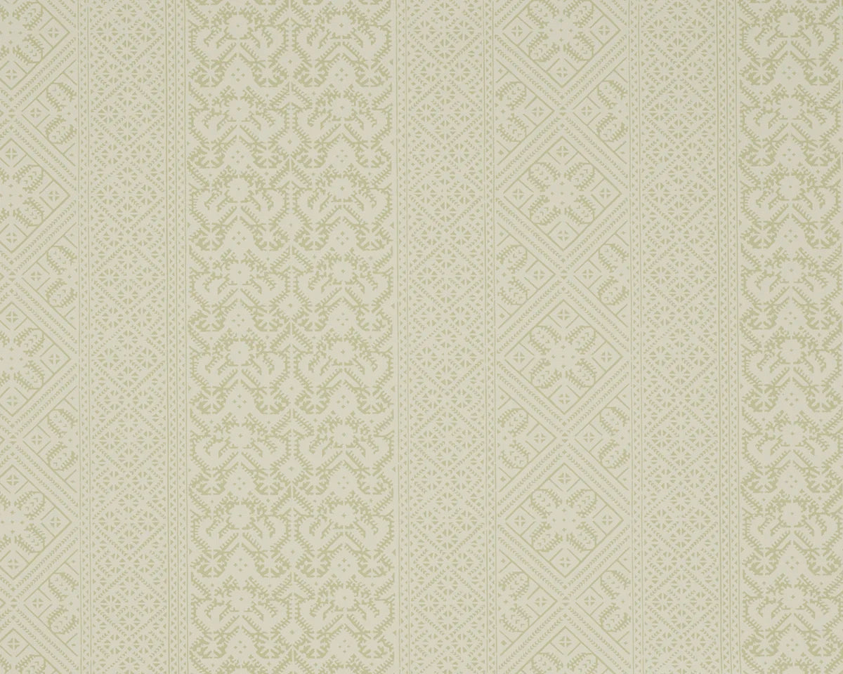 Ottoman Stripe Wallpaper - Willow