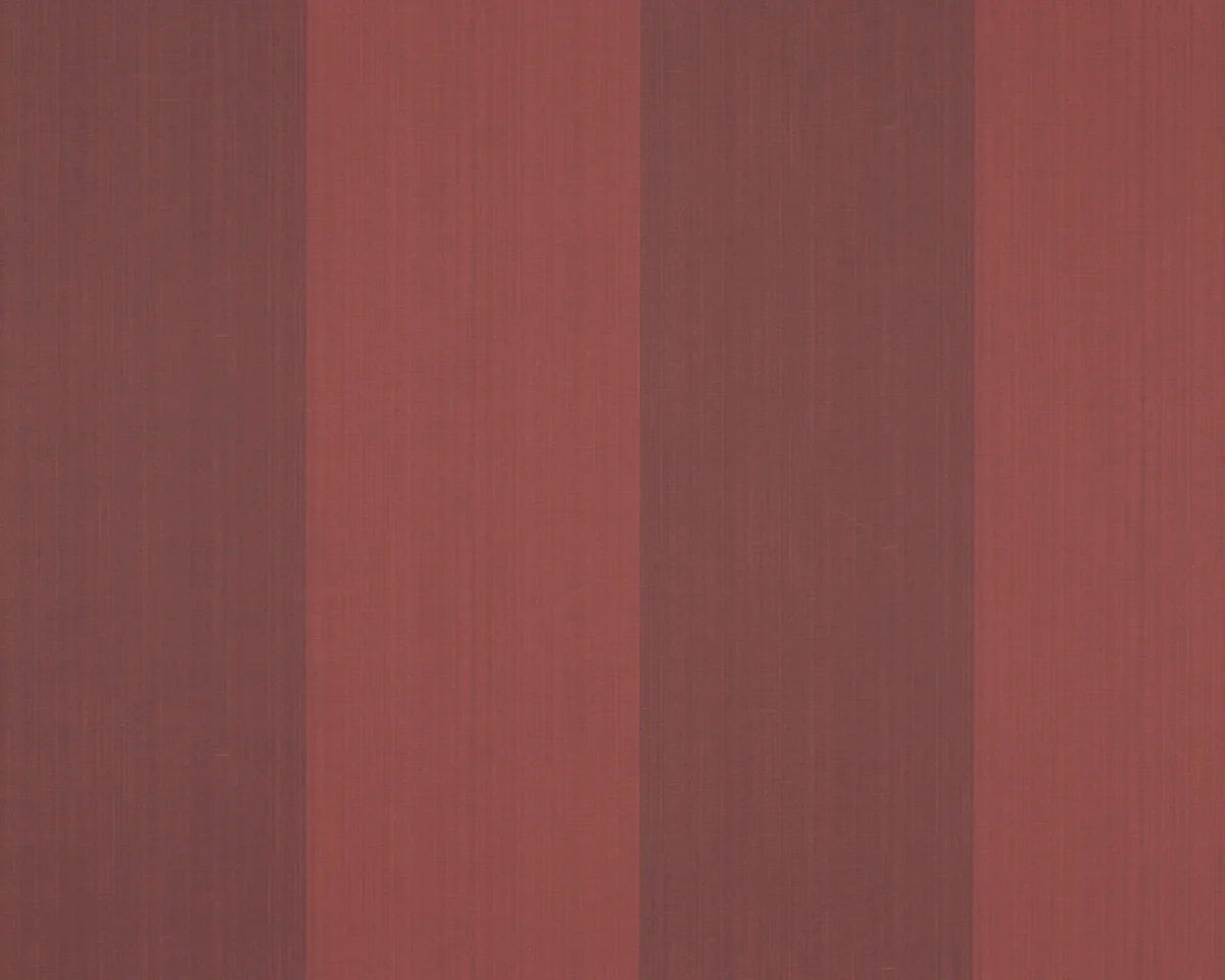 Spencer Stripe Wallpaper - Cordovan
