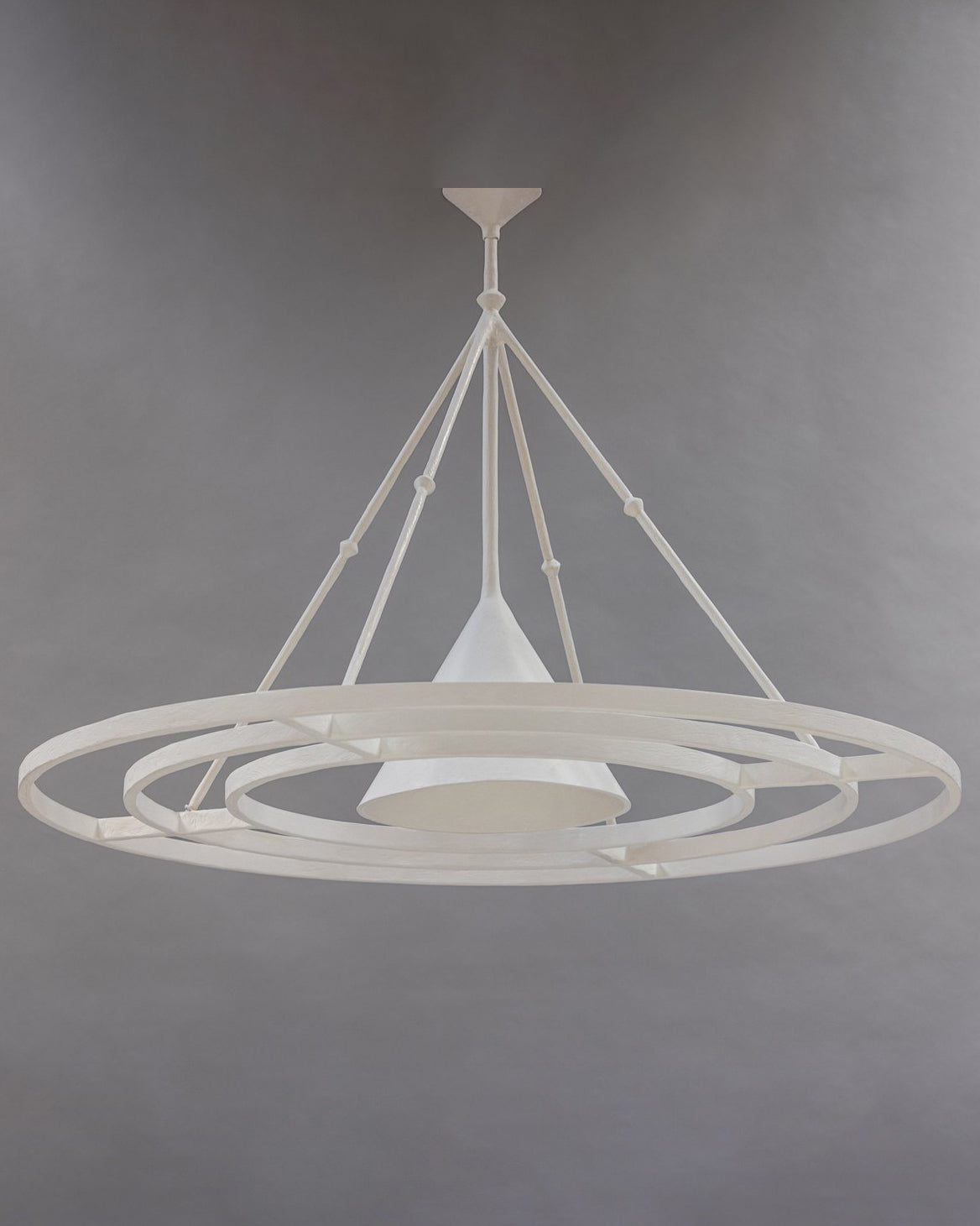 Grande Angele Chandelier - White Plaster