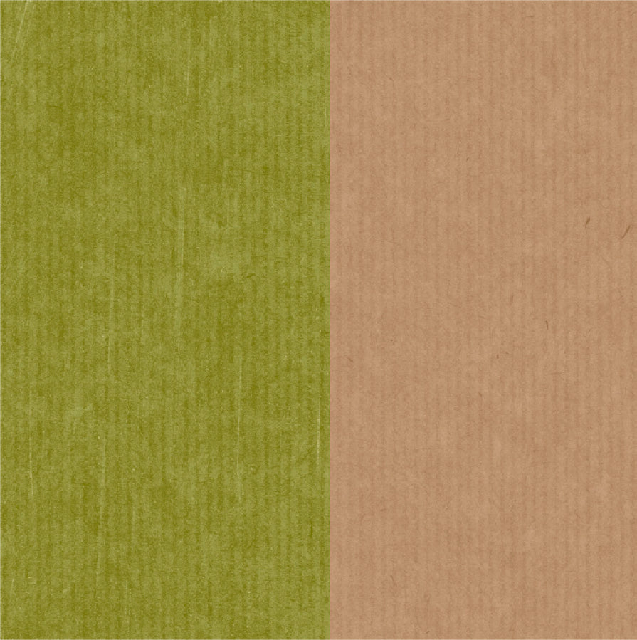 Brown Paper Stripe Wallpaper - Chartreuse