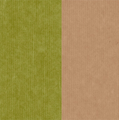 Brown Paper Stripe Wallpaper - Chartreuse