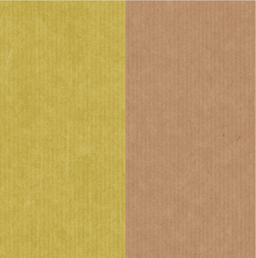 Brown Paper Stripe Wallpaper - Citrus