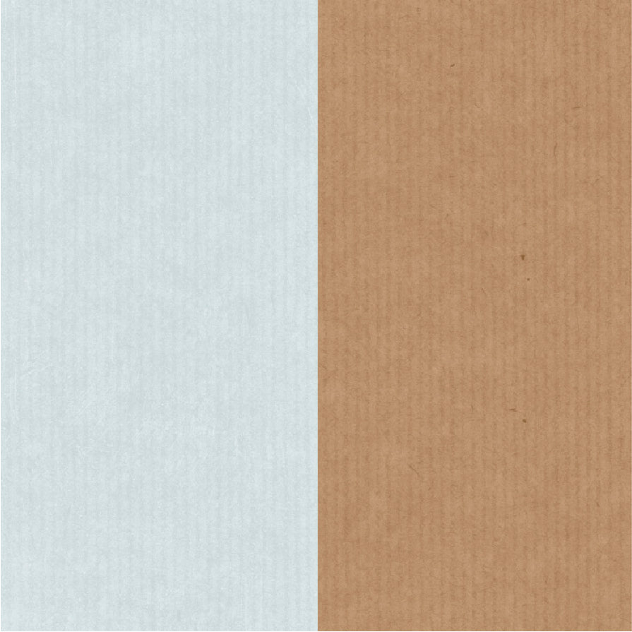 Brown Paper Stripe Wallpaper - Powder Blue