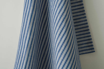 Ticking Stripe - Blue