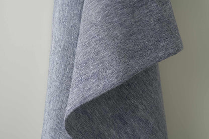 Plain Linen - Mid Blue