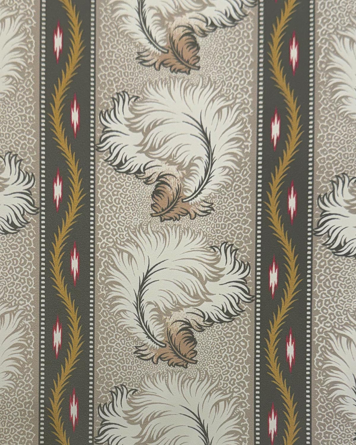 Feathers Wallpaper - Gris Souris