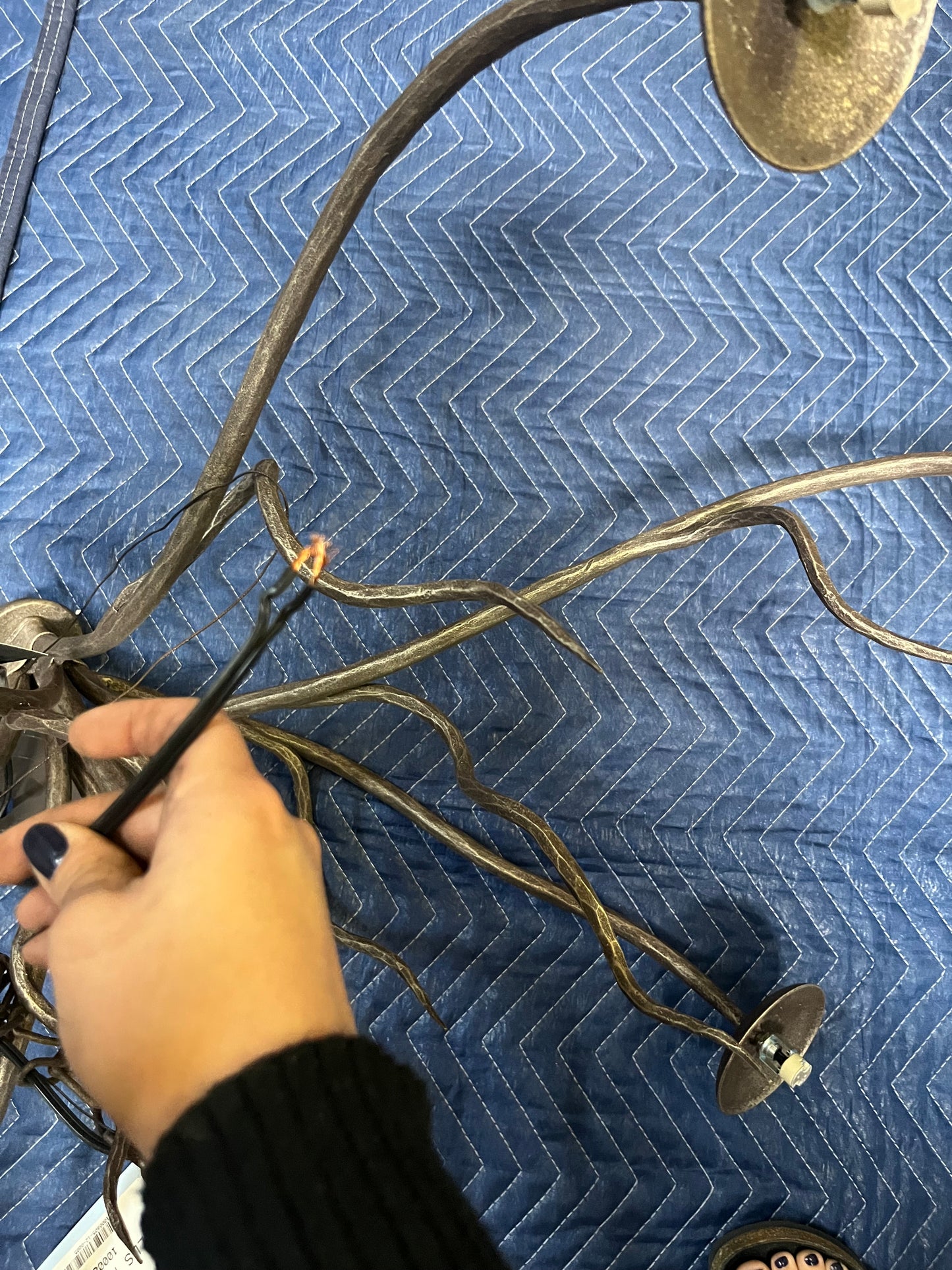 Ondine 7 Light Chandelier w/glass bulb accessories