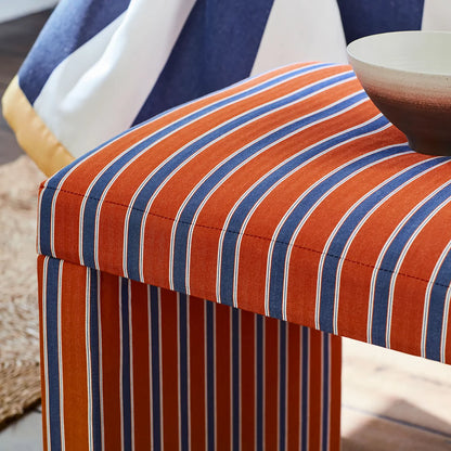Silhouette Stripe - Rust/Navy