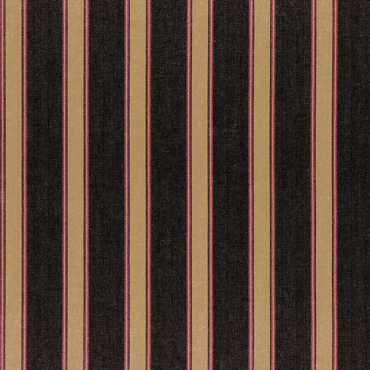 Silhouette Stripe - Black/Claret