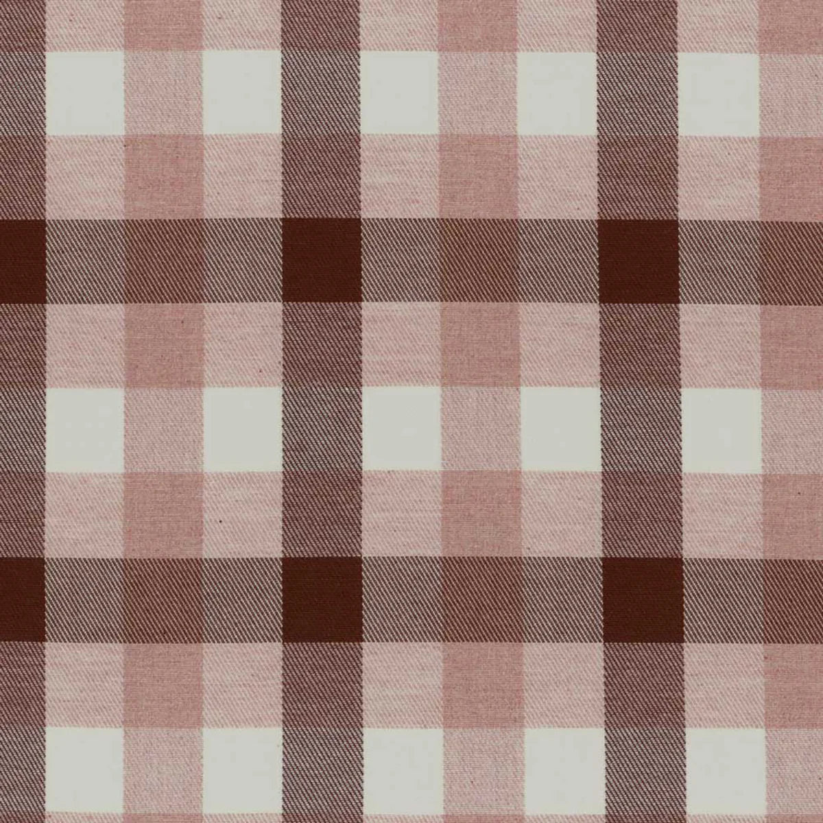 Watercolour Check - Brown/Pink