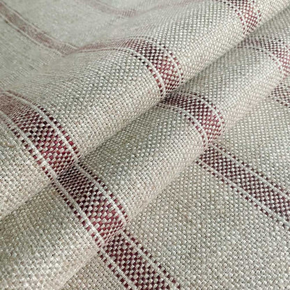 Forfar Stripe - Garnet