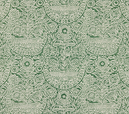 Irene - Green (Linen Voile)