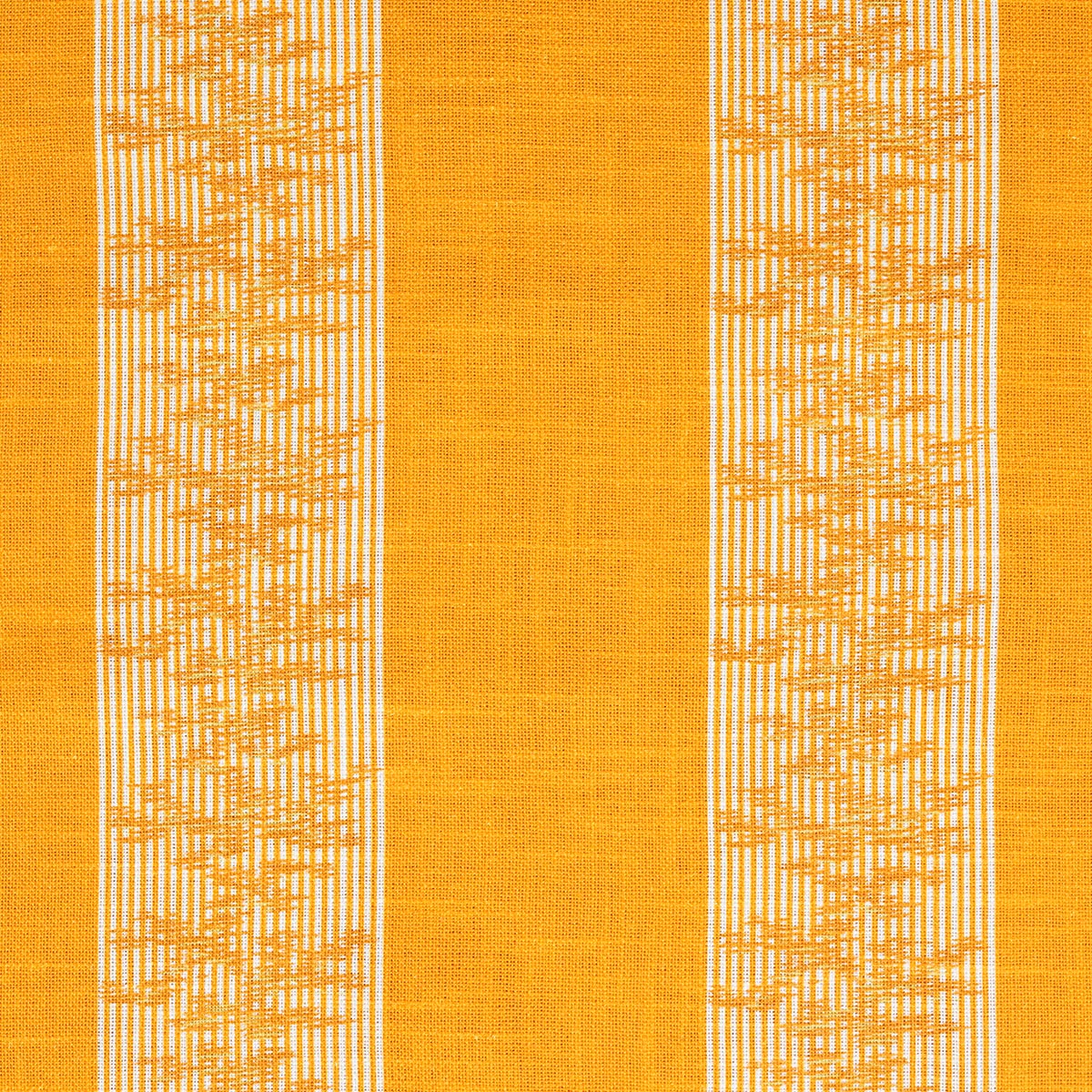 Rayure Ottoman Sur Lin - Jaune