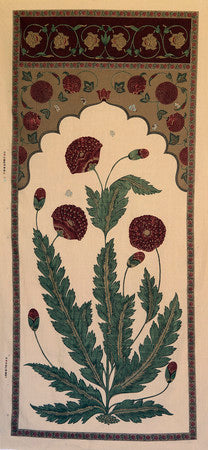 Moghul Panel - Burgundy