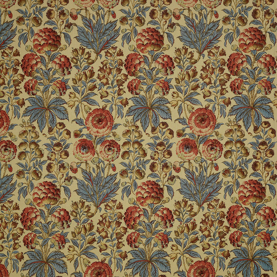 Isle Flower - Blue/Coral