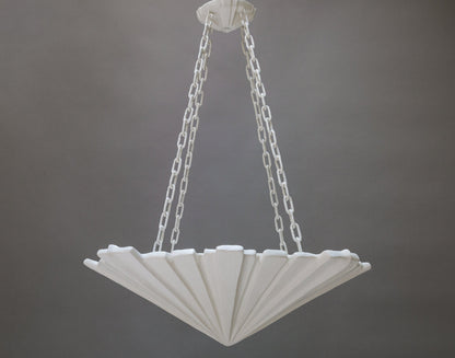 James Pendant Large - White Plaster