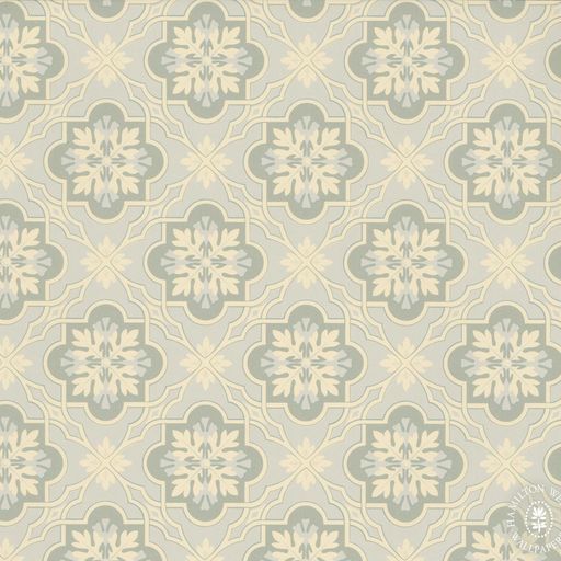 Victorian Leaf Quatrefoil Wallpaper - 2