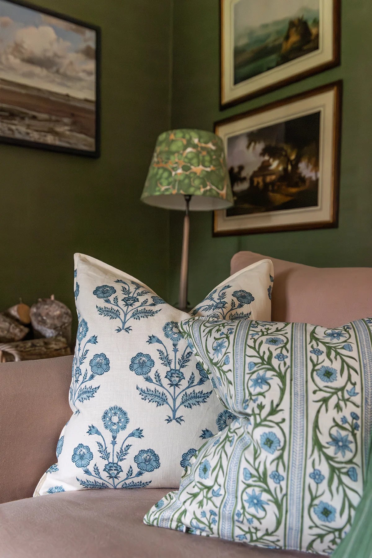 Indian Poppy - Navy / Iris
