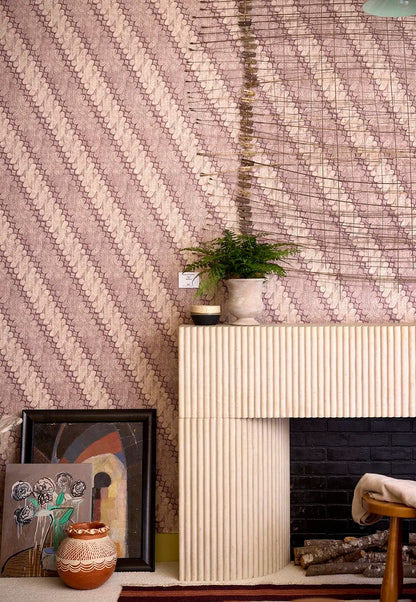 Azami Wallcovering - Blackberry