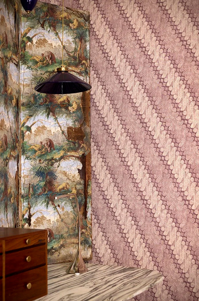 Azami Wallcovering - Blackberry