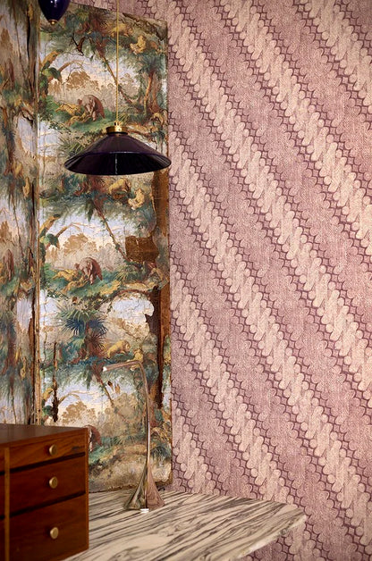 Azami Wallcovering - Blackberry