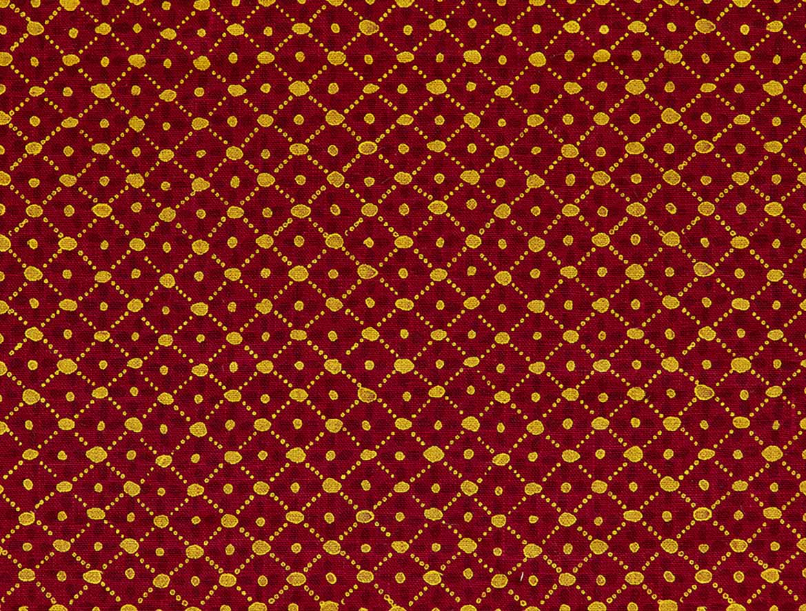 Kosma - Yellow on Maroon